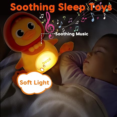 Musical Crawling Duck Toy Set for Baby