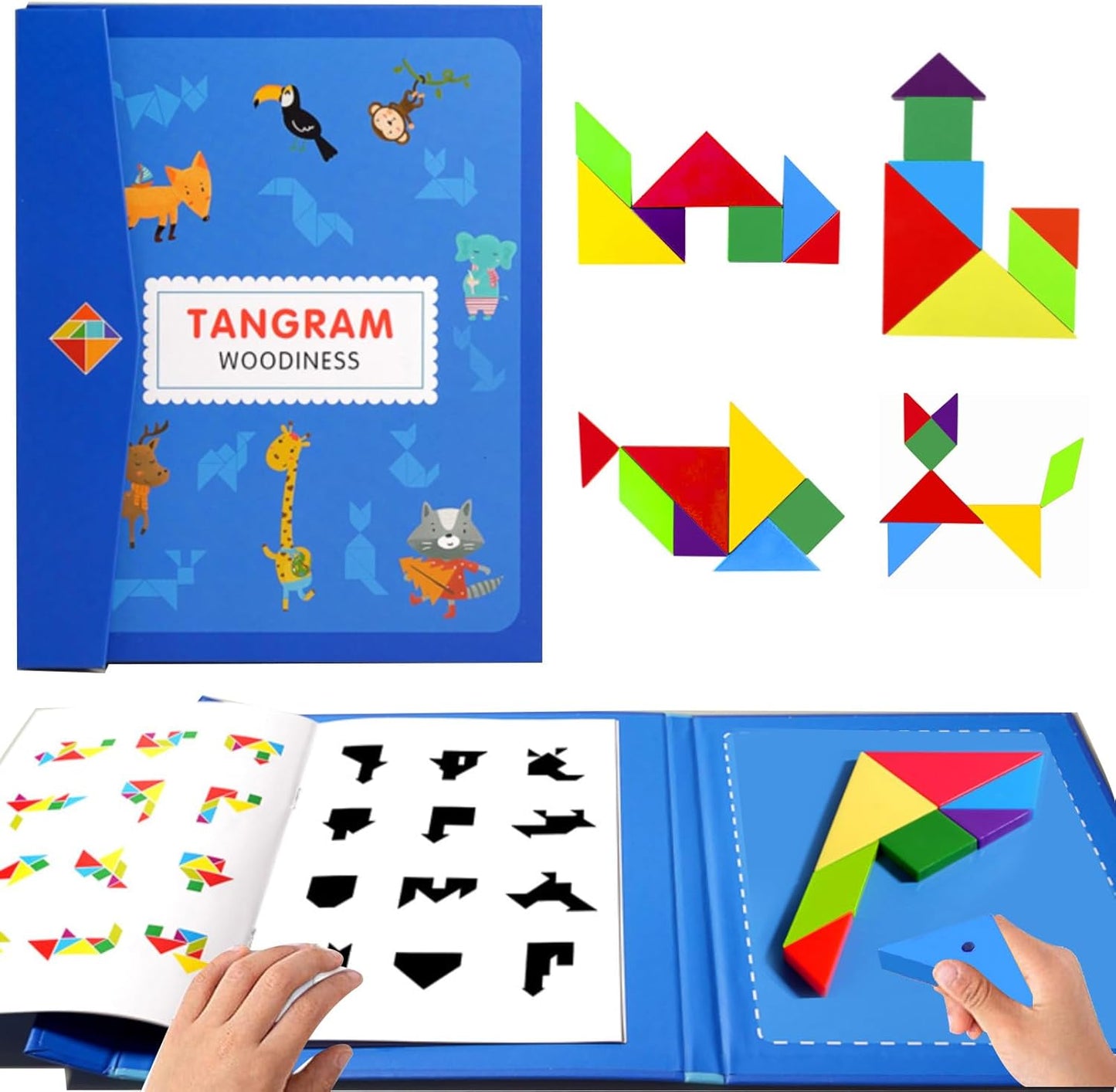 Magnetic Tangram Puzzle for Kids