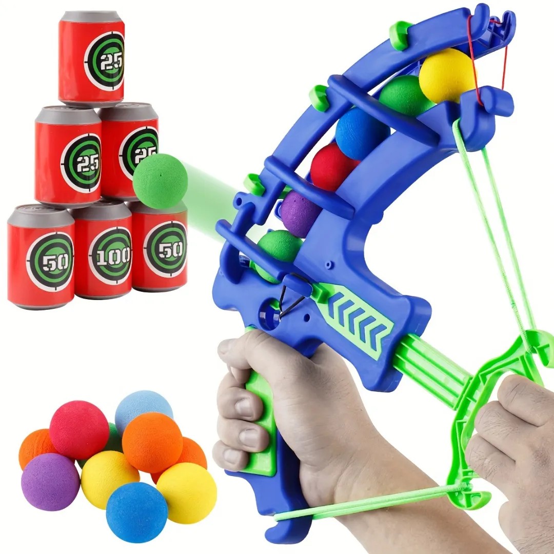 Ball Shooting Bow Toy for Kids