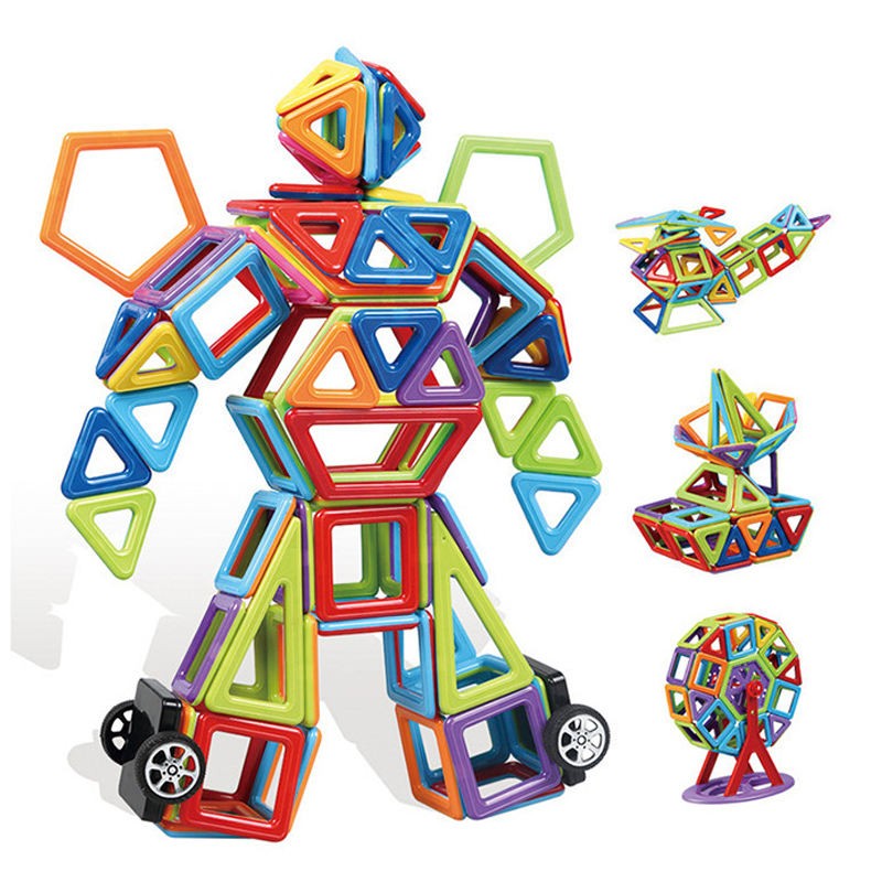 Montessori Magnetic Building Blocks
