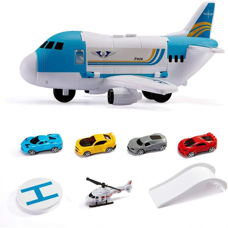 Cargo Plane with Car Transporter for Children
