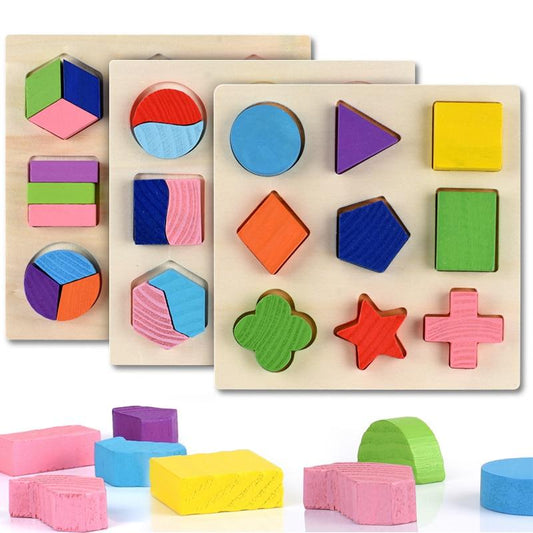 Montessori Wooden Geometric Shape Puzzle