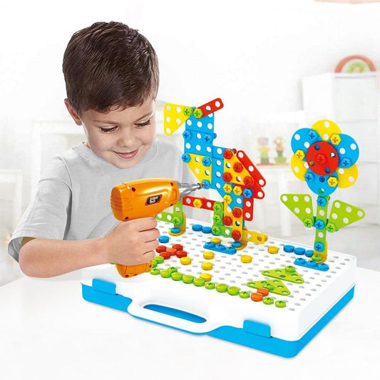 Jeu construction montessori Jeux construction perceuse Jouet visseuse devisseuse de Bricolage Jeu de Construction 3D Puzzle Perceuse  Puzzle Mosaique Mosaique enfant puzzle 3d construction Jeu de Construction de mosaïque puzzle mosaique montessori jeu, visser dévisser montessori jeu à visser bébé jeu visser dévisser maternelle jeu de construction vis et boulons jeu mosaique montessori perceuse jouet enfant jouet visseuse montessori perceuse visseuse montessori jeu perceuse visseuse jeu visseuse