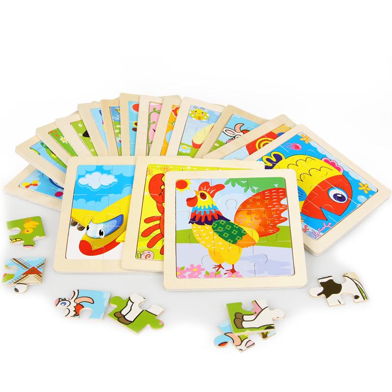 Puzzle En Bois - 10 Pcs - Puzzle Enfant - Pour Les Petits - jouet pour enfant, jouet bébé, puzzle pour enfant, jouet fille, jouet garcon