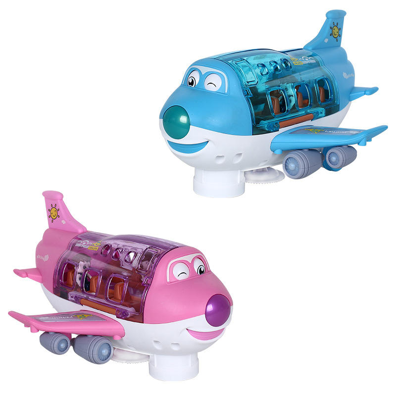 Musical Light-Up Airplane Toy for Babies and Kids