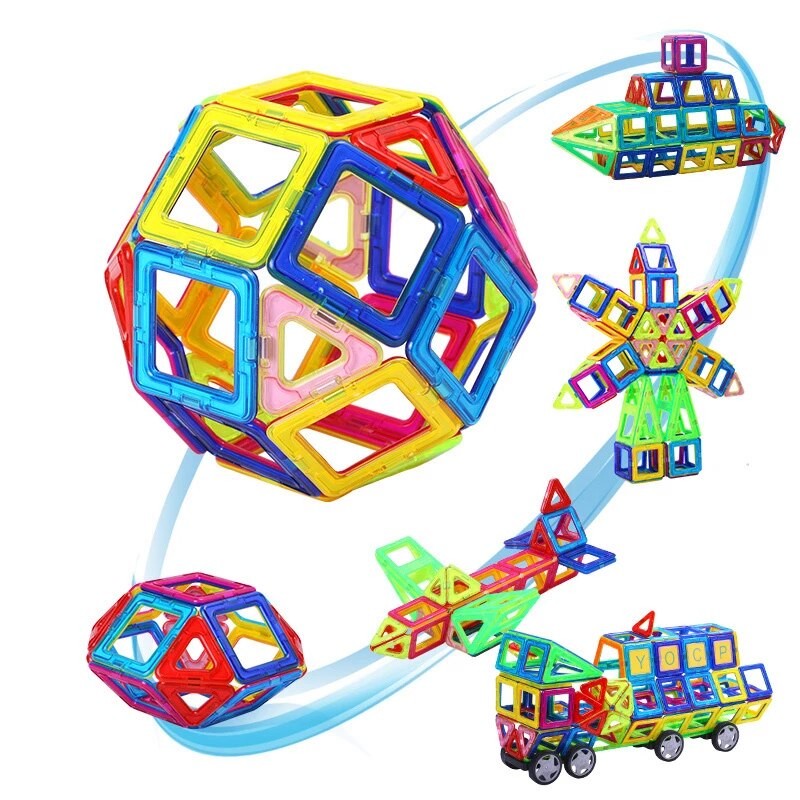 Montessori Magnetic Building Blocks