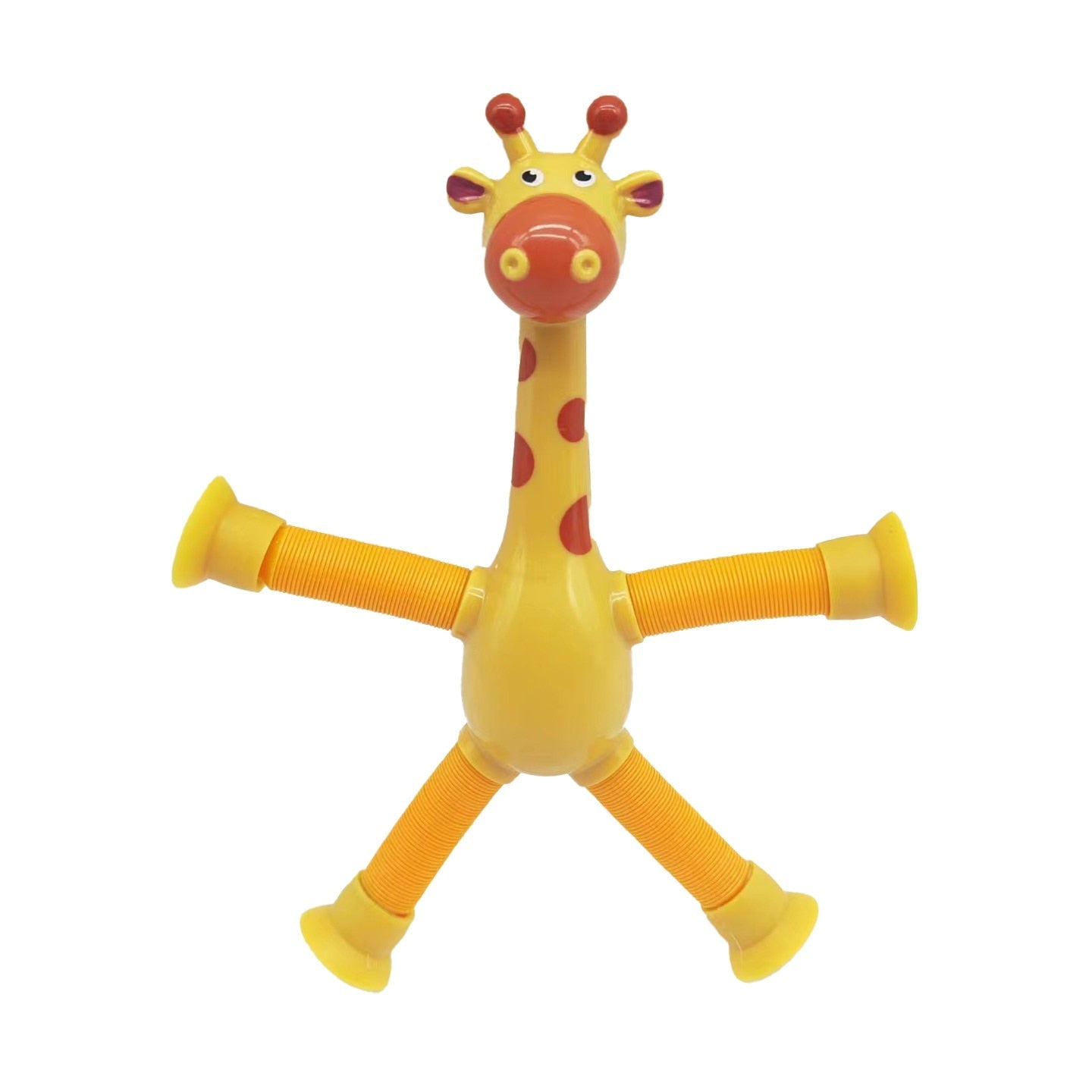 4 Telescopic Giraffe Suction Cup Toys for Kids