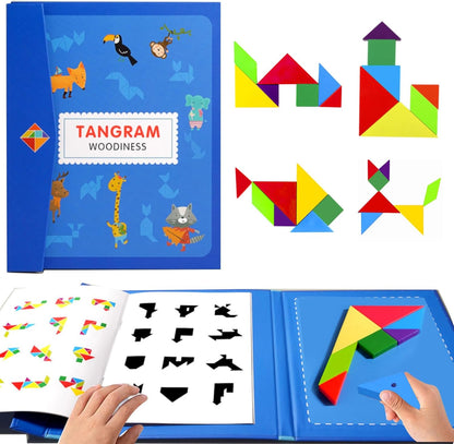 Magnetic Tangram Puzzle for Kids