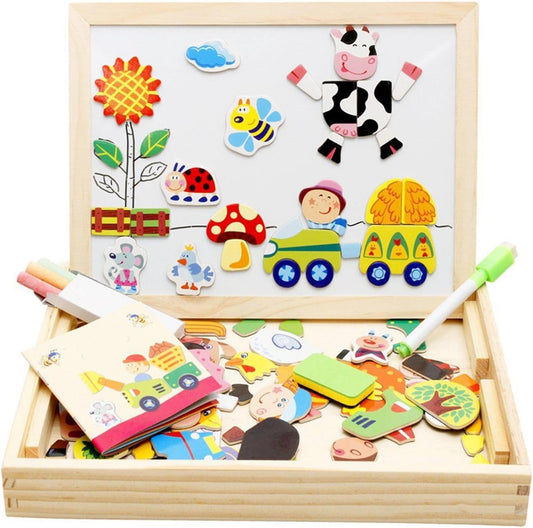 Double-Sided Kids’ Magnetic Puzzle