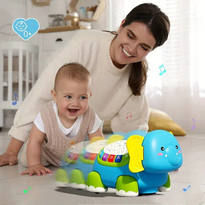 Light-Up Musical Elephant Toy for Babies