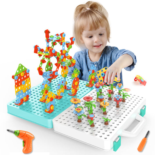 Jeu construction montessori Jeux construction perceuse Jouet visseuse devisseuse de Bricolage Jeu de Construction 3D Puzzle Perceuse  Puzzle Mosaique Mosaique enfant puzzle 3d construction Jeu de Construction de mosaïque puzzle mosaique montessori perceuse visseuse montessori Jeu de construction électrique à visser 3D pour enfants jouet perceuse montessori jeu visser dévisser maternelle jeux visser dévisser 3 ans jeu de construction vis et boulons jeu visser dévisser jouet visseuse montessori jeu visseuse