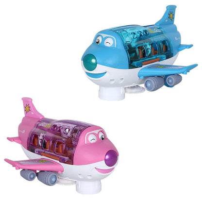 Musical Light-Up Airplane Toy for Babies and Kids